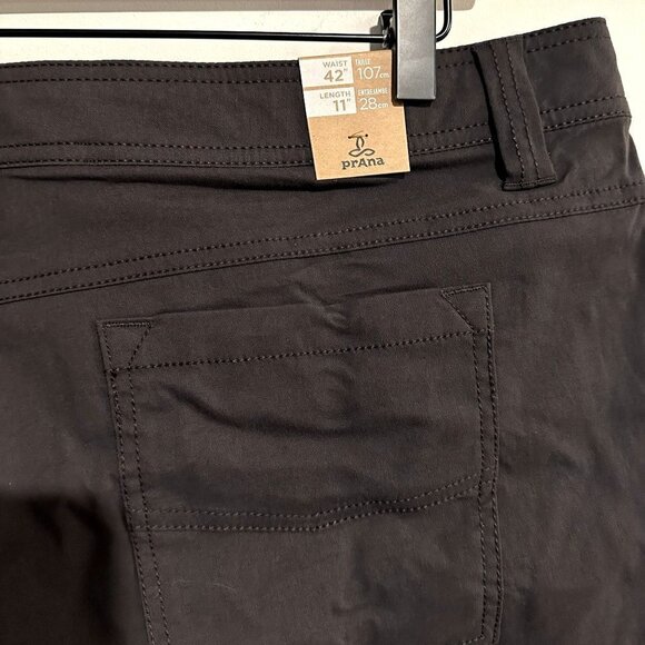 NWT Prana Men's Brion 11 inch Short in Charcoal - Size 42 - Picture 5 of 9